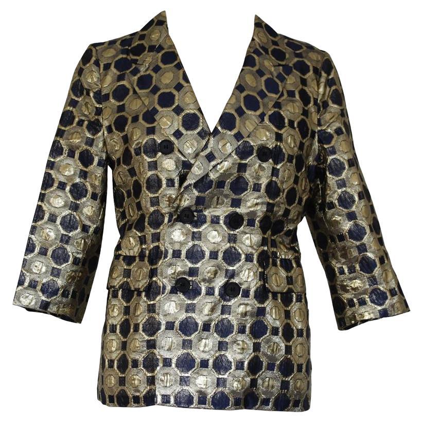 Marni Golden jacket size 40 For Sale