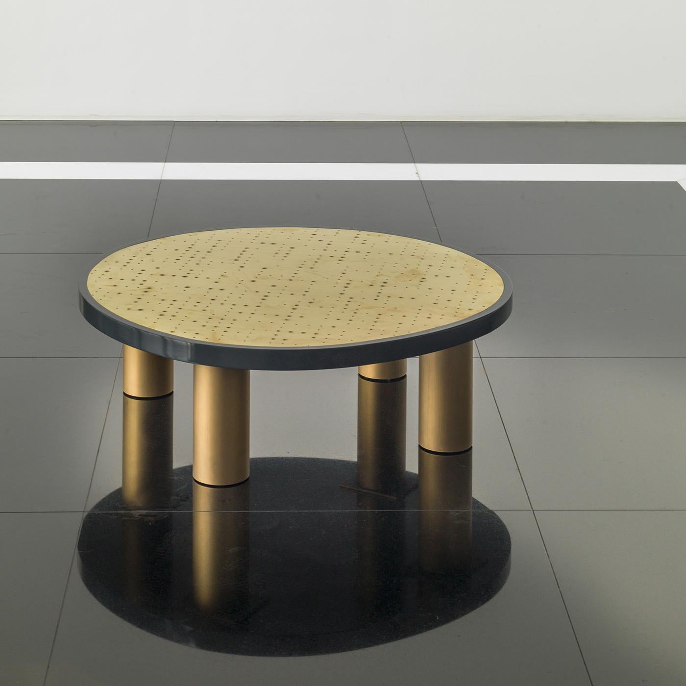 Modern Golden Jade Coffee Table by Chiara Provasi For Sale