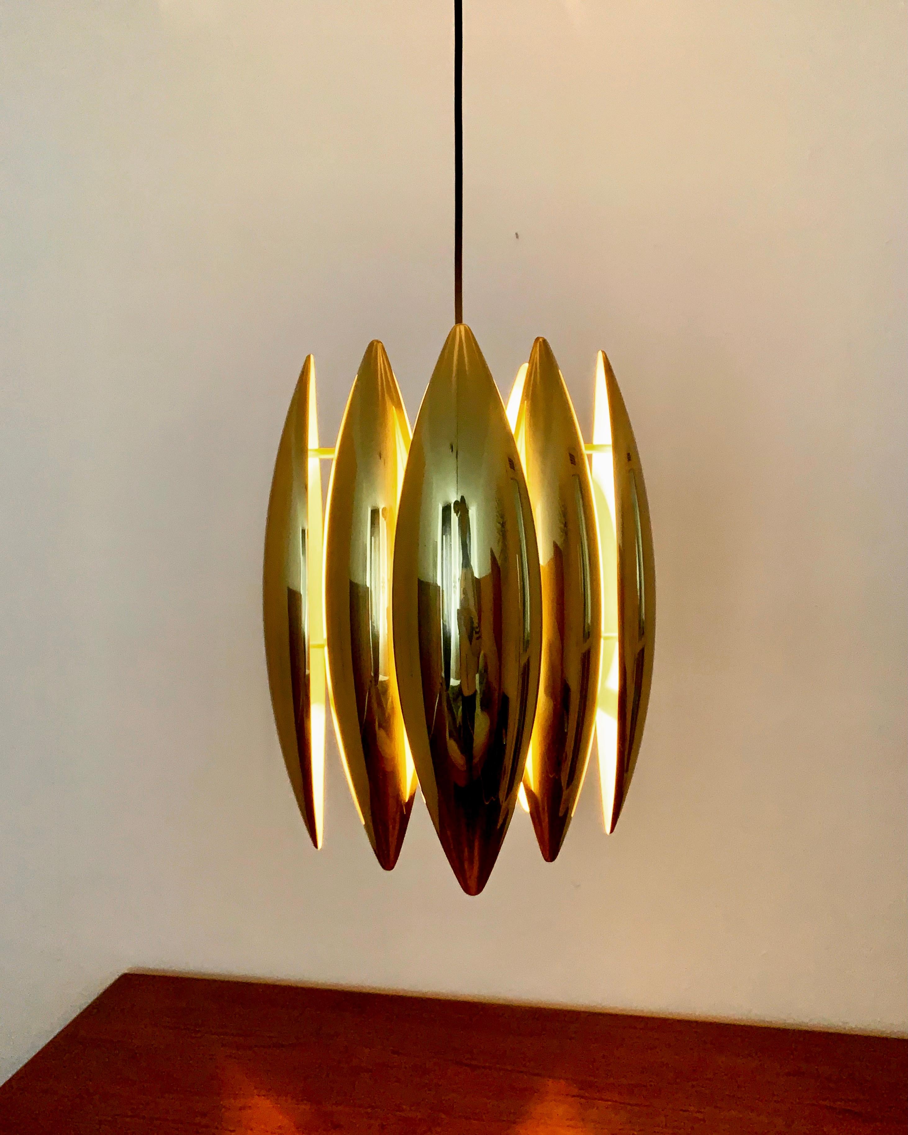 Lampe à suspension Golden Kastor par Jo Hammerborg pour Fog and Morup en vente 5