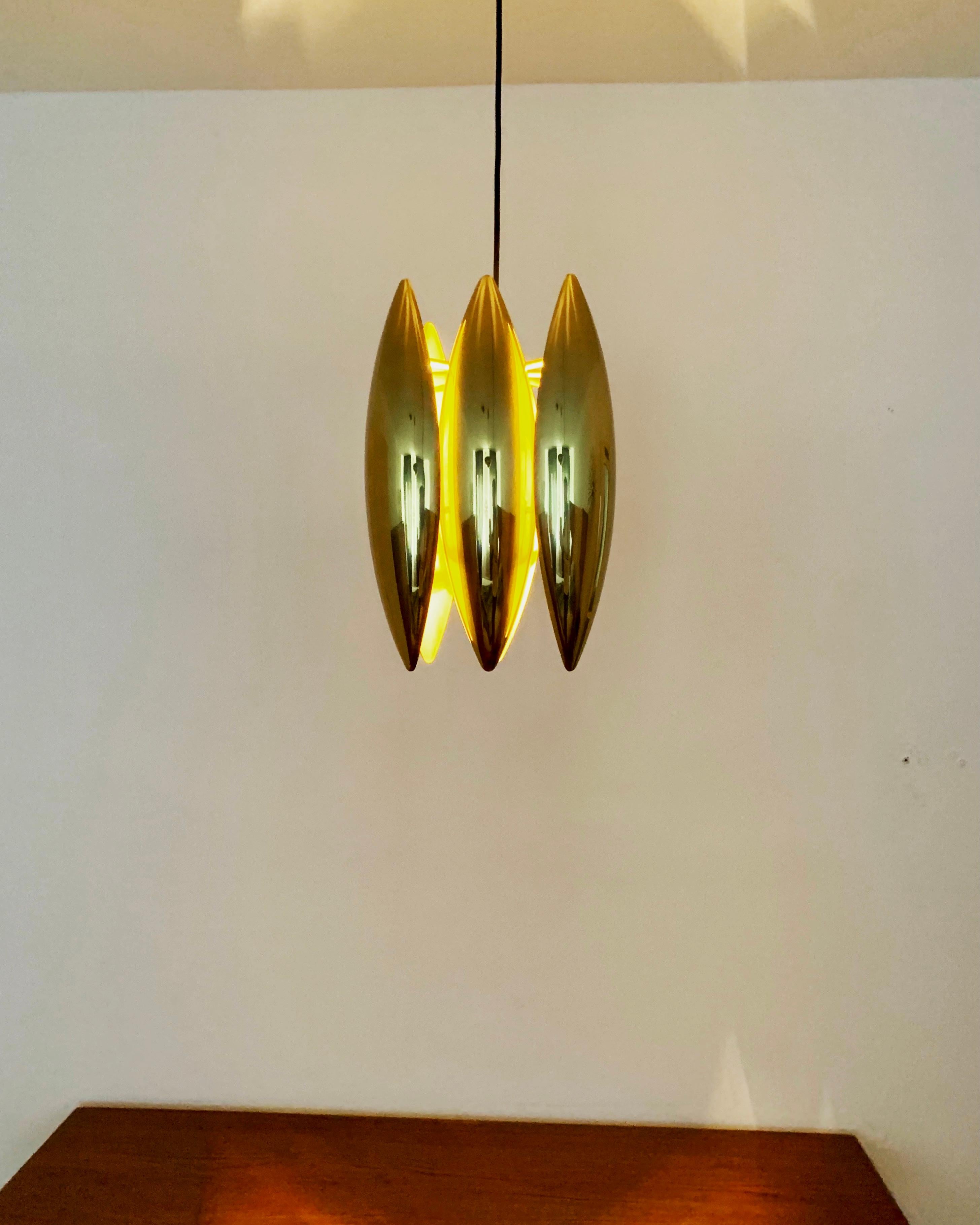 Lampe à suspension Golden Kastor par Jo Hammerborg pour Fog and Morup en vente 6