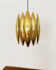 Goldene Kastor Pendelleuchte von Jo Hammerborg für Fog and Morup