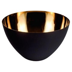 Golden Krenit Bowl in Metal, Designed by Hermann Krenchel
