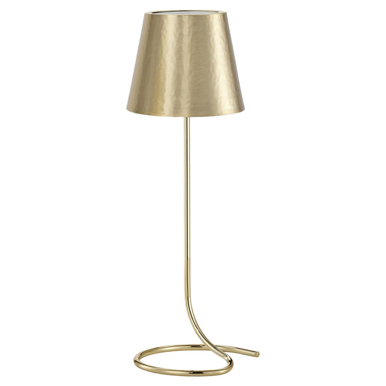 Lampe dorée n° 2 d'Itamar Harari