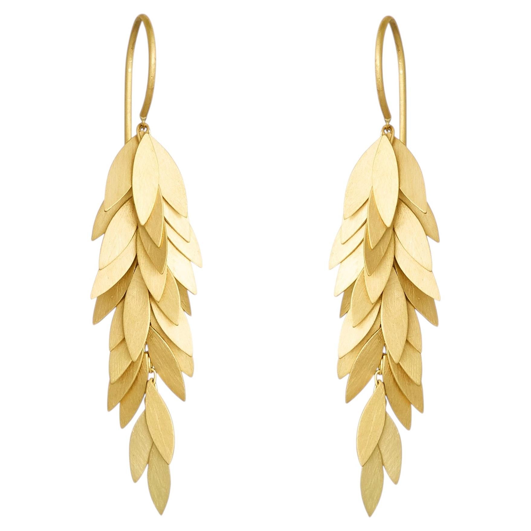 Orecchini “Golden Leaf” di Sia Taylor in vendita