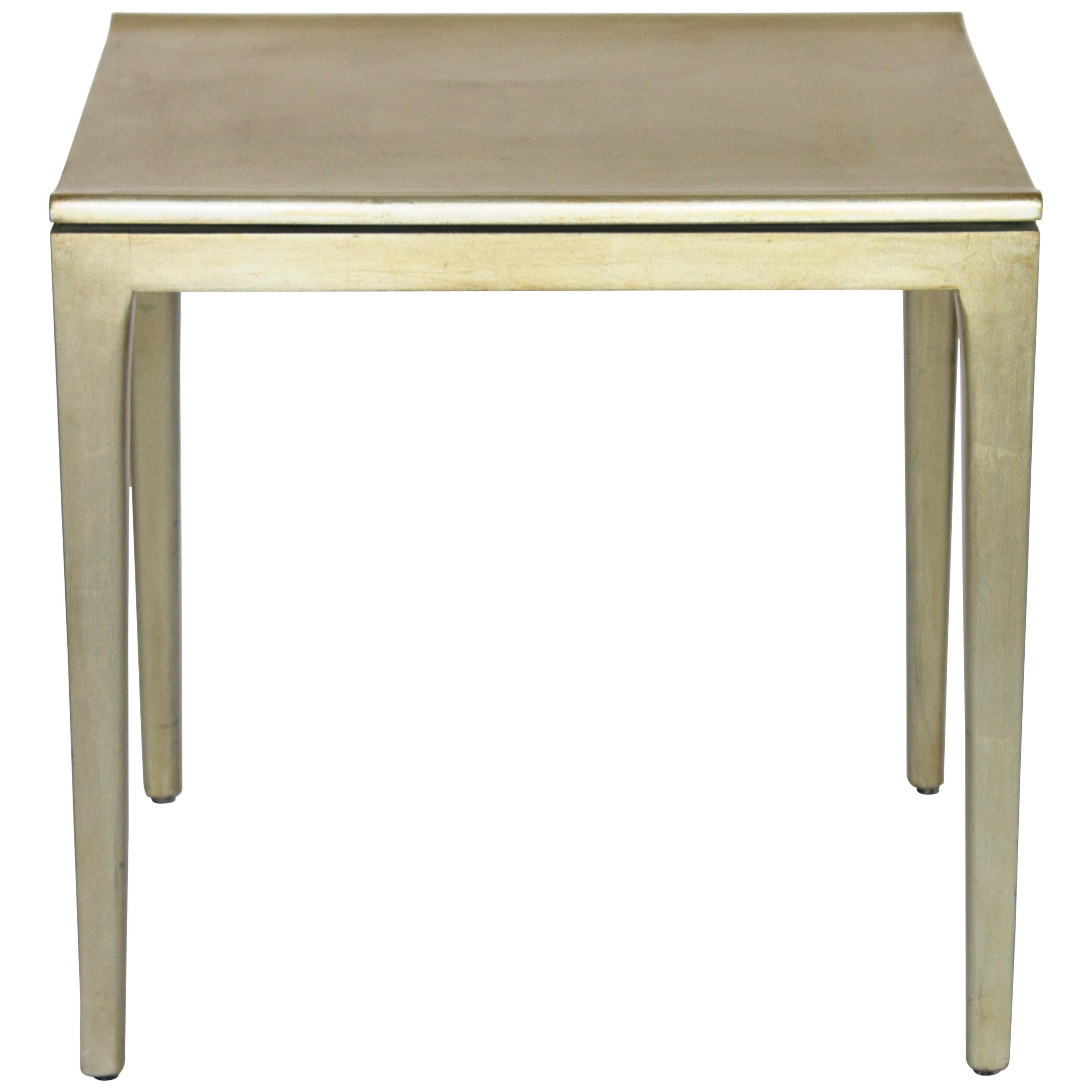Golden leaf side table.
Handmade.
Beautiful patina.
Dimensions: 48 cm H x 40 cm W x 49 cm D.
Unique piece.
