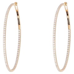 2,20 Karat Diamant-Creolen „Golden Legacy“ aus 14-karätigem Gold