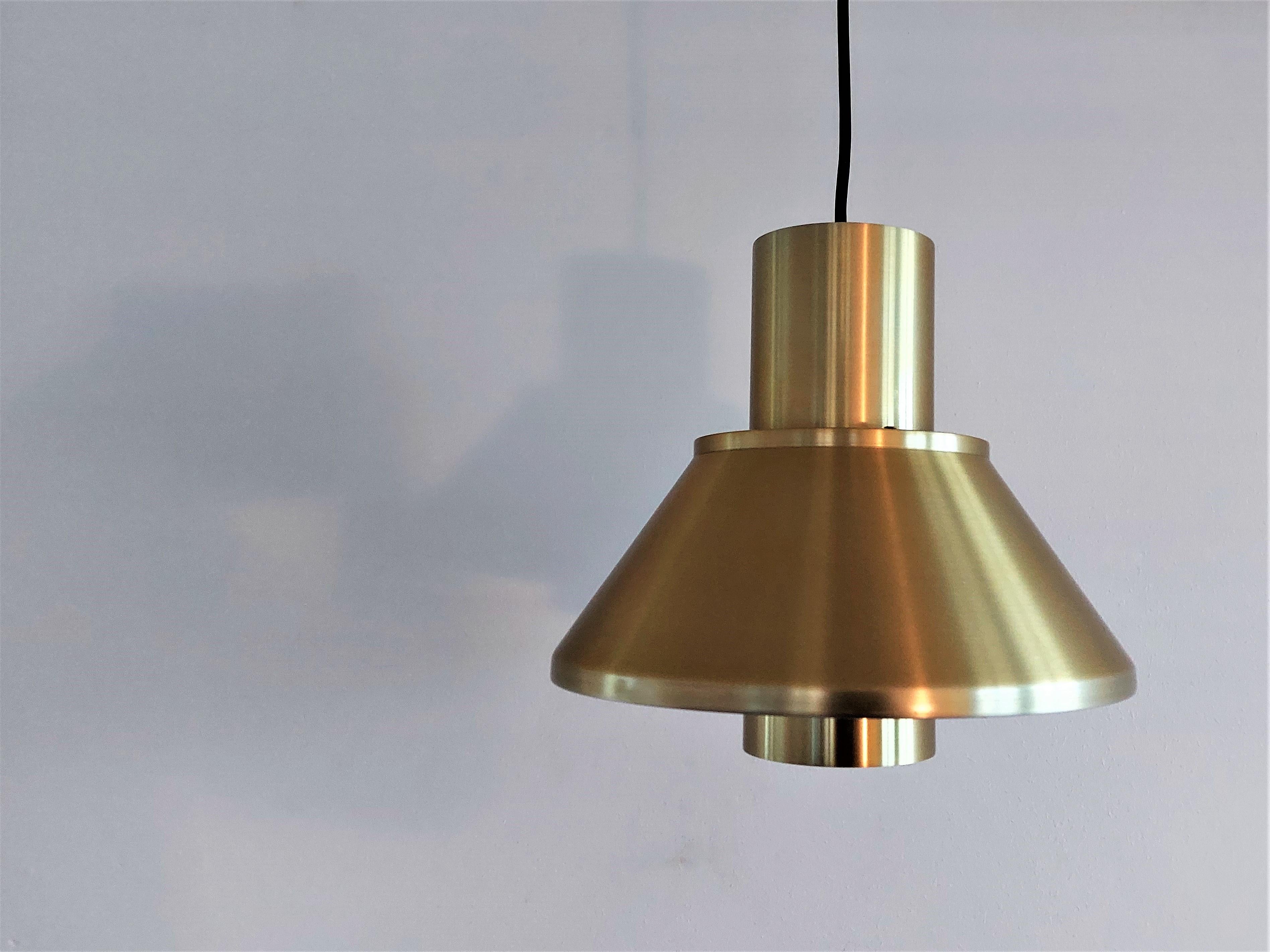 Danish Golden Life Pendant Lamp by Jo Hammerborg for Fog & Mørup, 3 Available, Denmark