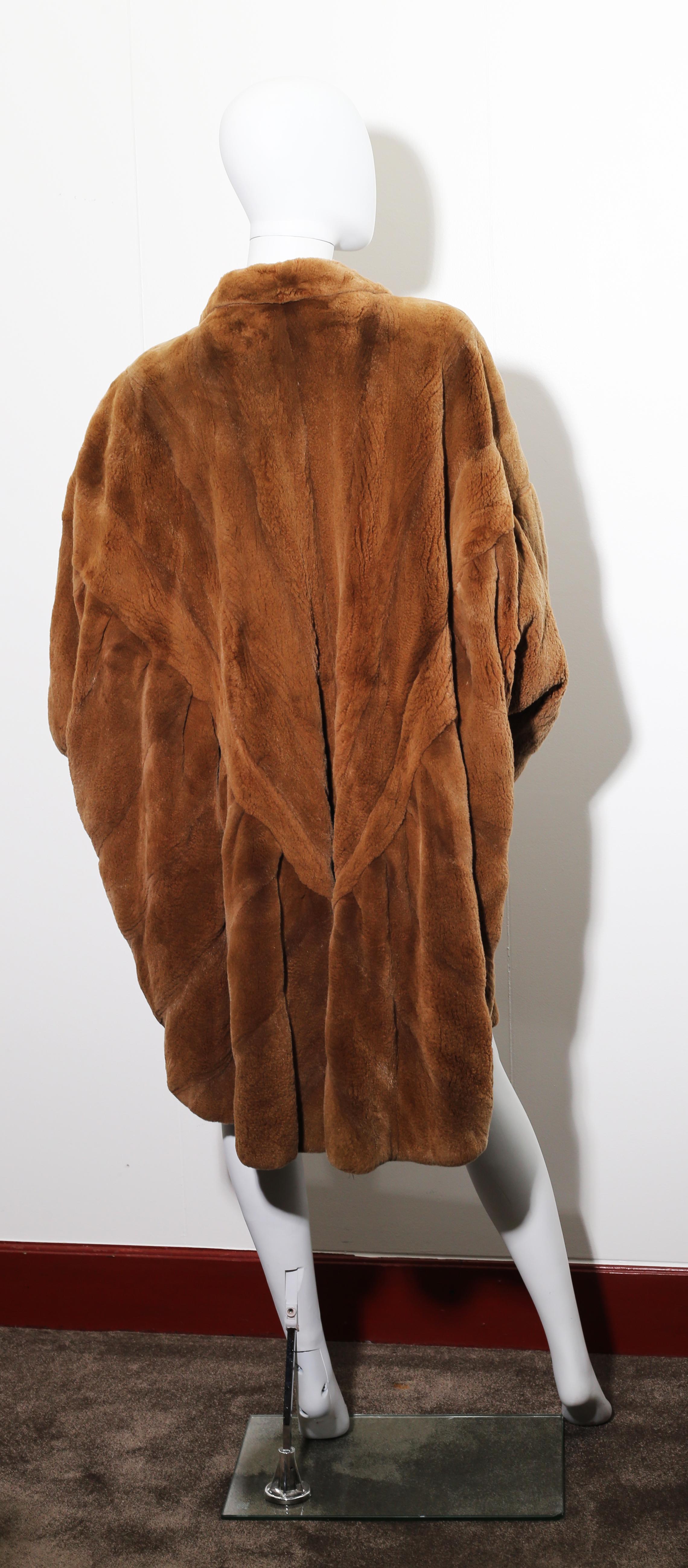 sheared mink coat