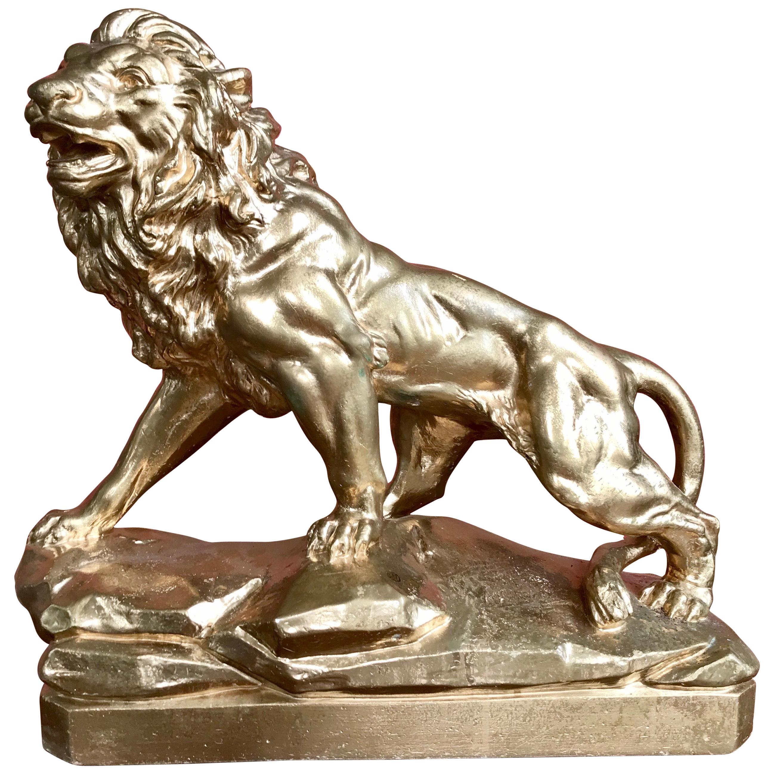 Golden Lion, circa 1950 For Sale