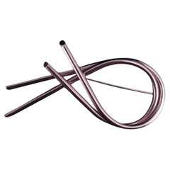 Golden Loop Brooch 14K Yellow Gold