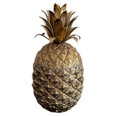  Golden Mauro Manetti Pineapple Ice Bucket from Florence, Italy, circa 1970