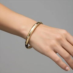 Golden Meadow 14K (or 18k upon request) Yellow Gold Bangle Bracelet