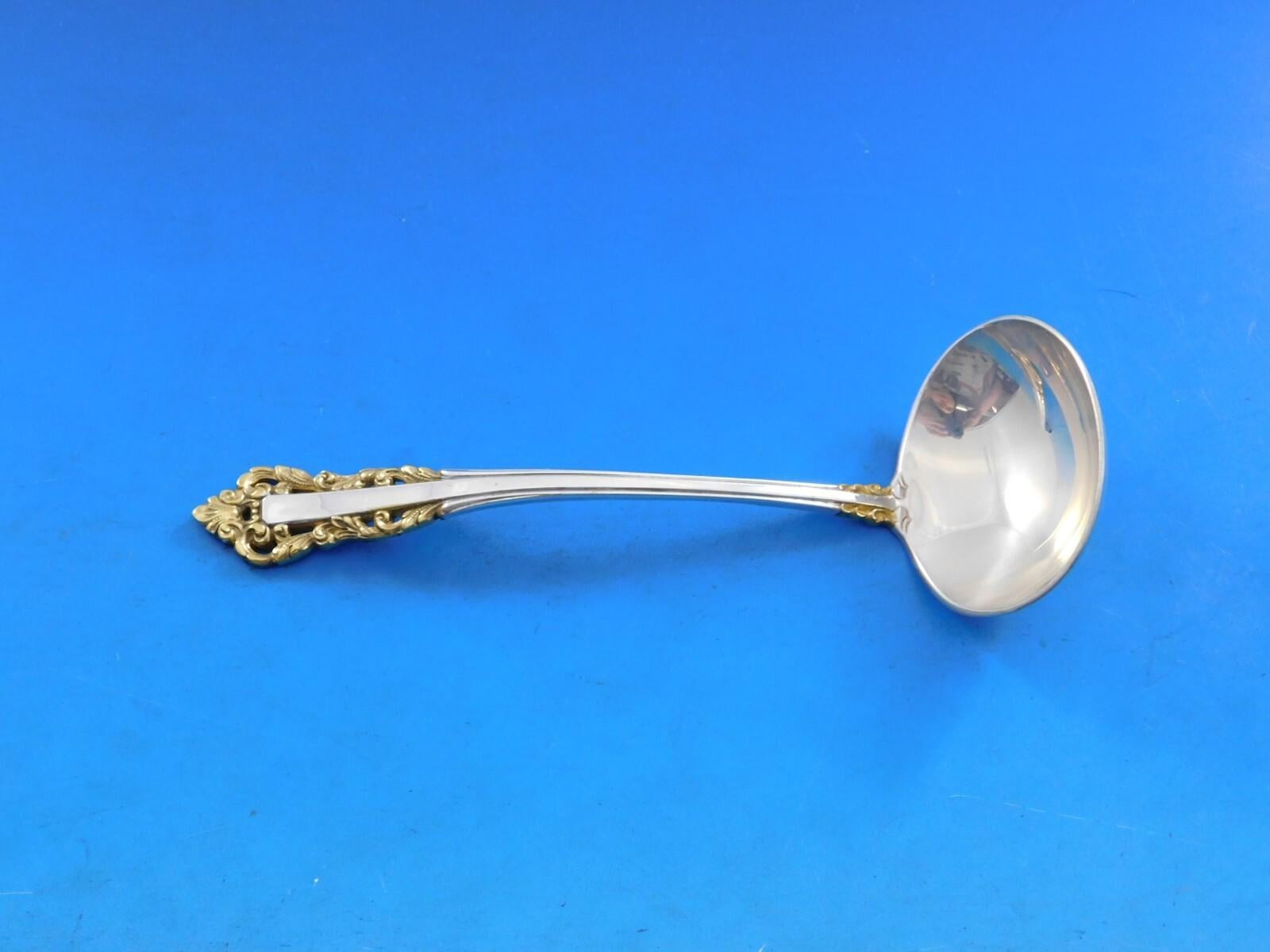 Golden Medici by Gorham Sterling Silver Flatware Set for 8 Service 50 pcs Dinner Excellent état - En vente à Big Bend, WI