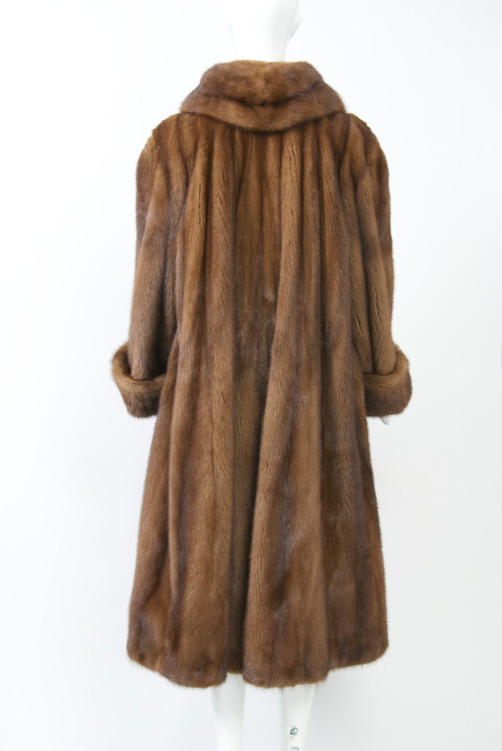 swing mink coat