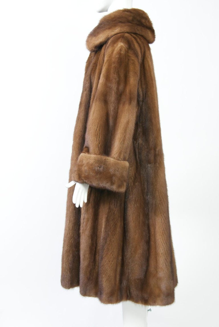 Golden Mink Swing Coat at 1stDibs | mink swing coat for sale, swing mink  coat, swing fur coat