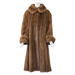 Golden Mink Swing Coat