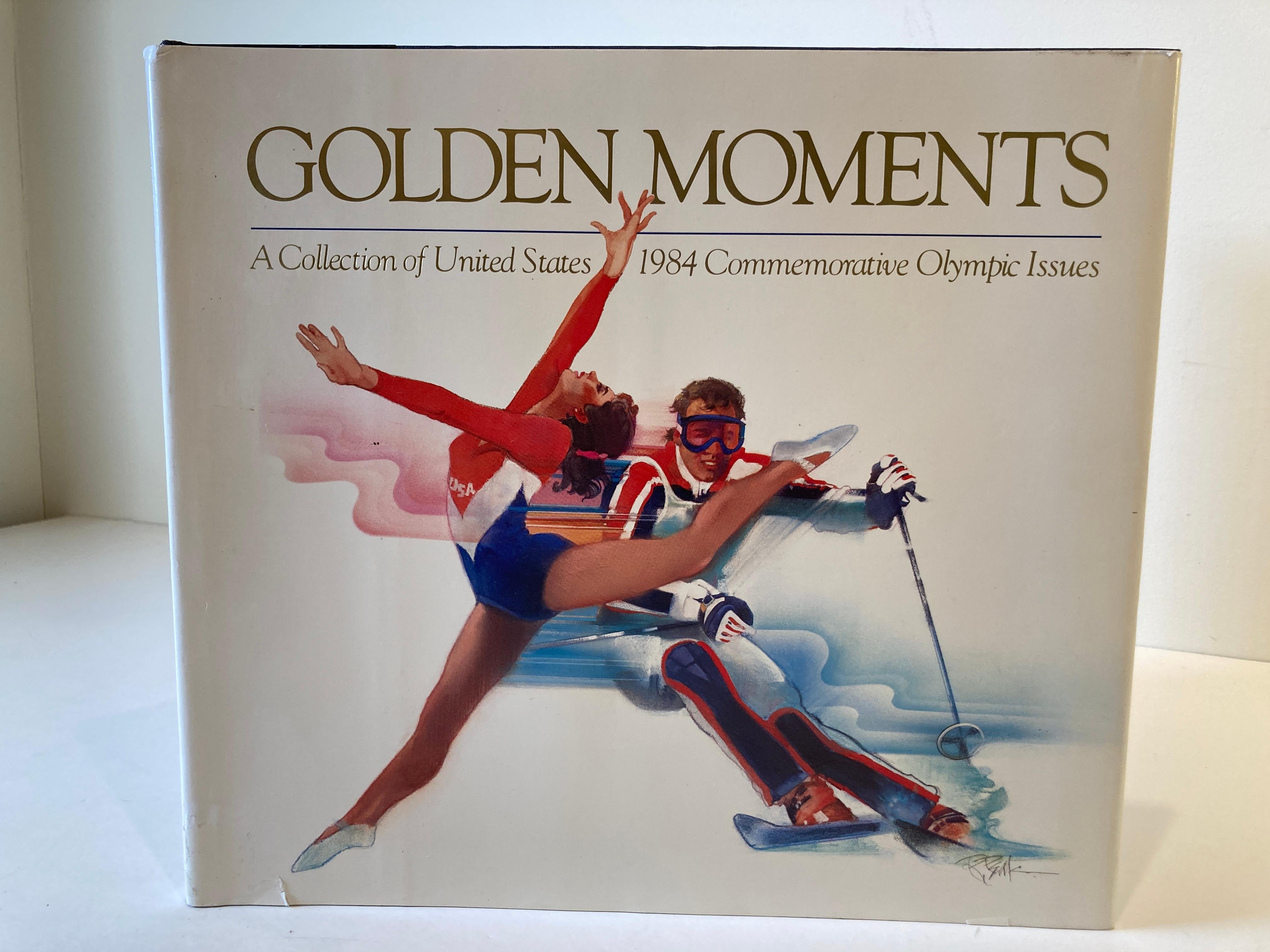Paper Golden Moments: a Collection of United States 1984 Commemorative Olympic Issues For Sale