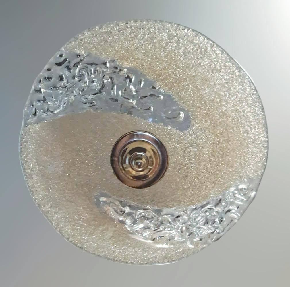 20th Century Golden Murano Flush Mount For Sale