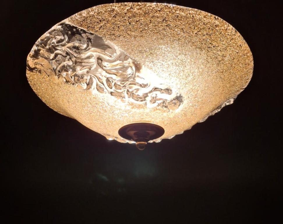 Golden Murano Flush Mount For Sale 1