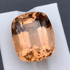 Golden Topaz 61 Ct Natural Loose Gemstone Cushion Cut Necklace Pendant, Bracelet