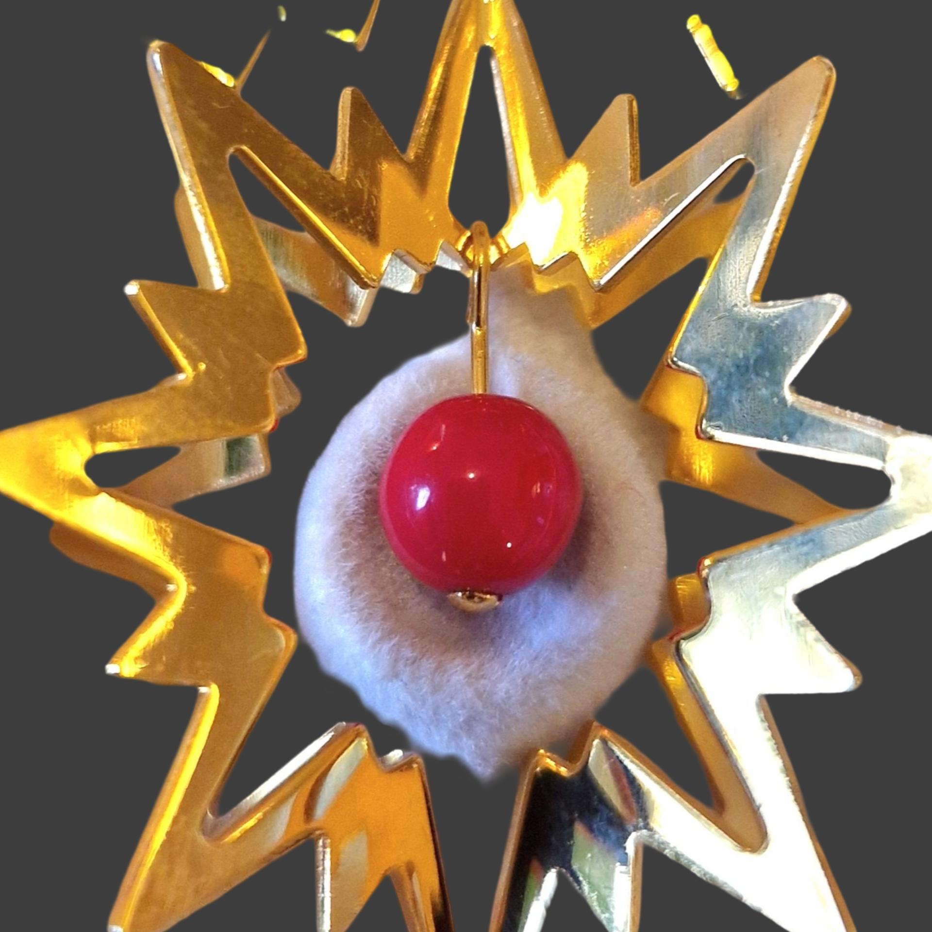Goldener Nothern Star, Georg Jensen Weihnachtsschmuck 1993, Flemming Eskildsen im Angebot 4