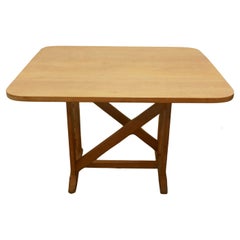 Golden Oak Arts and Crafts Dining Table