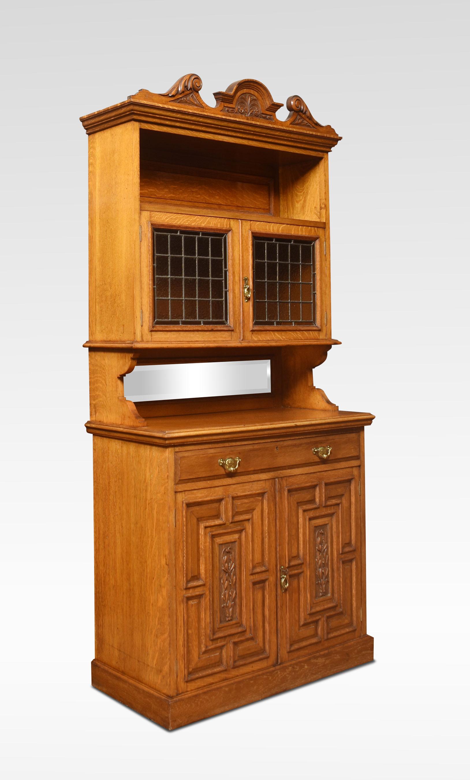 Golden Oak Cabinet For Sale 2