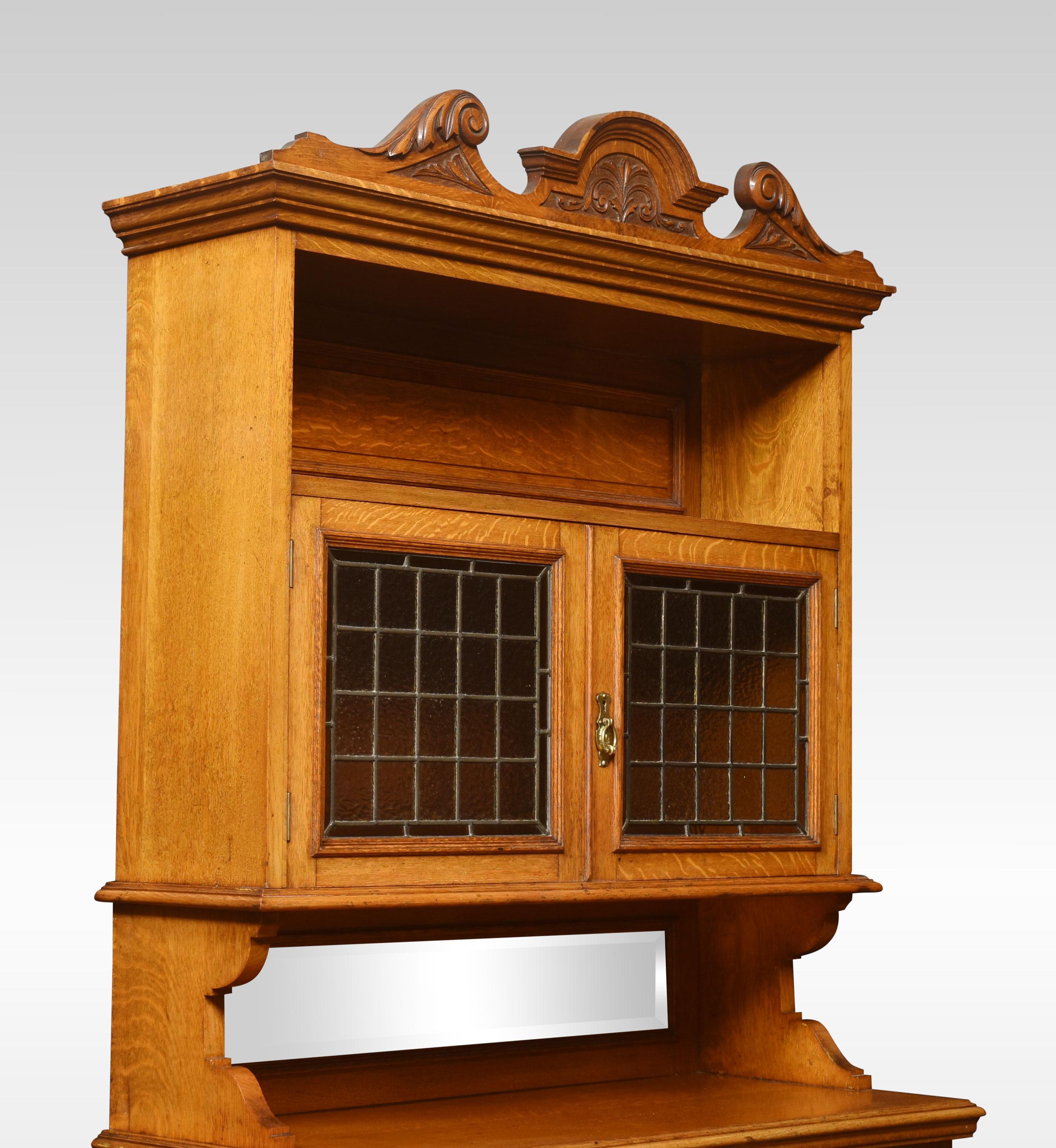 Golden Oak Cabinet For Sale 3