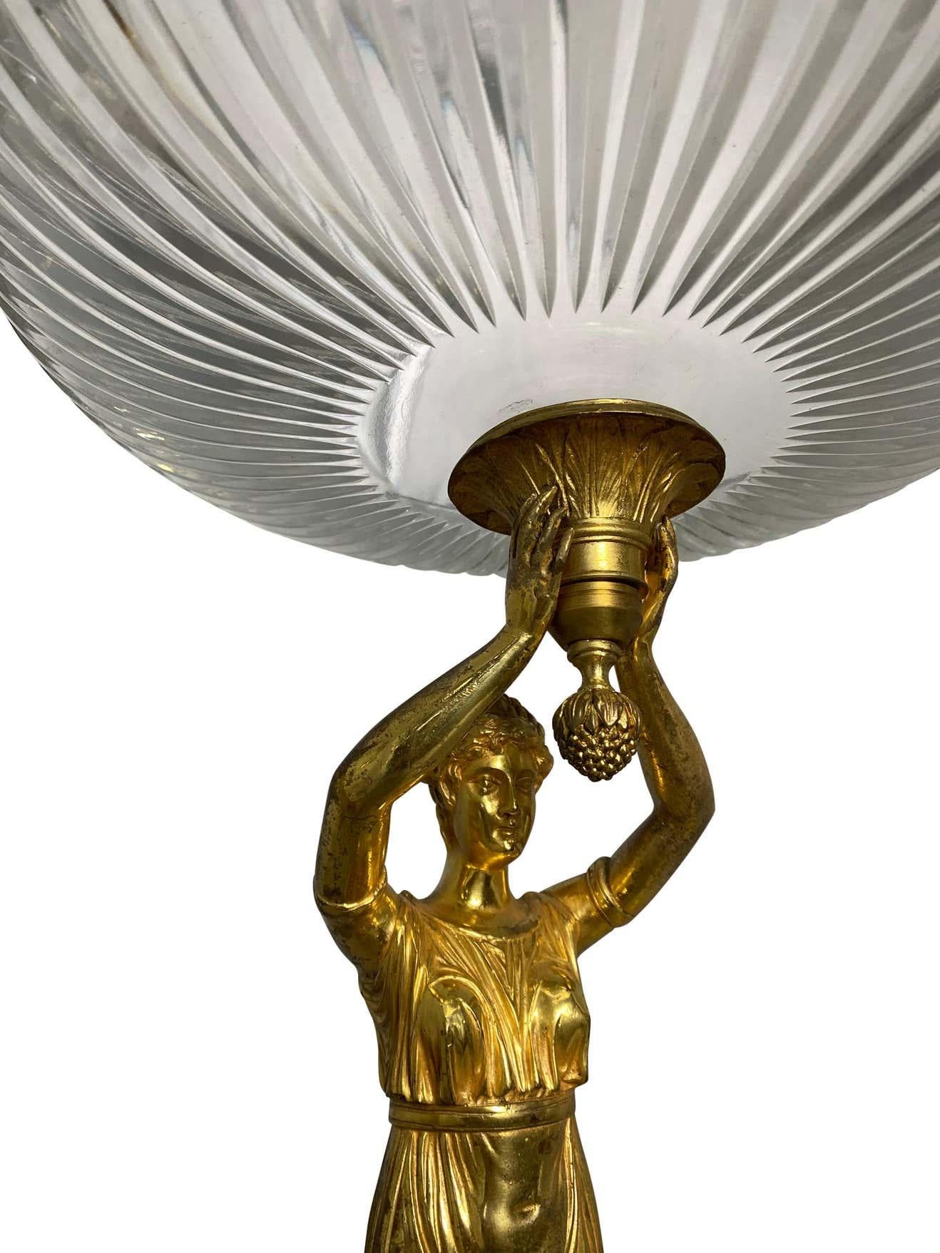 Golden Pair of Allegorical Tazzas, 20th Century For Sale 8