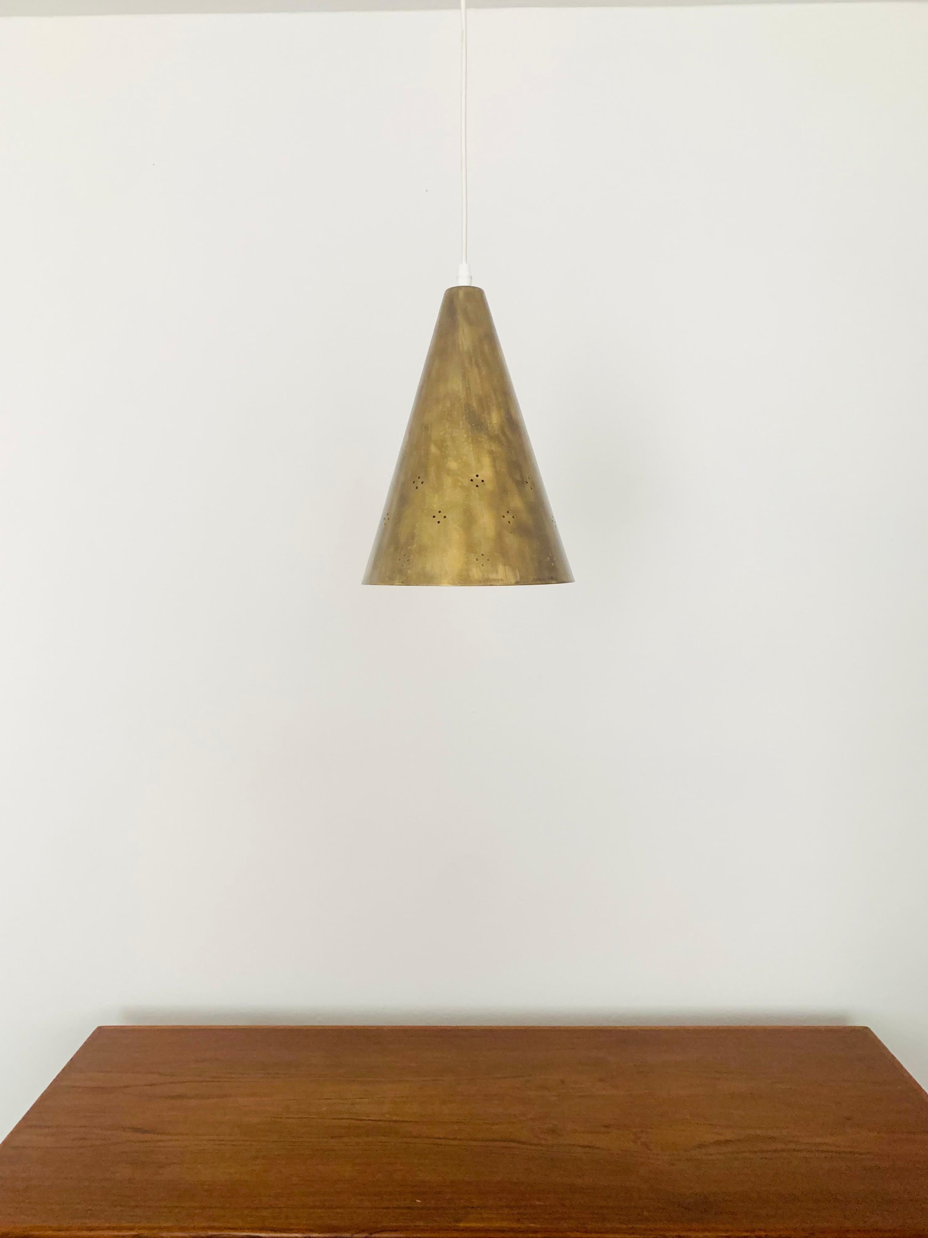 Mid-20th Century Golden Pendant Lamp