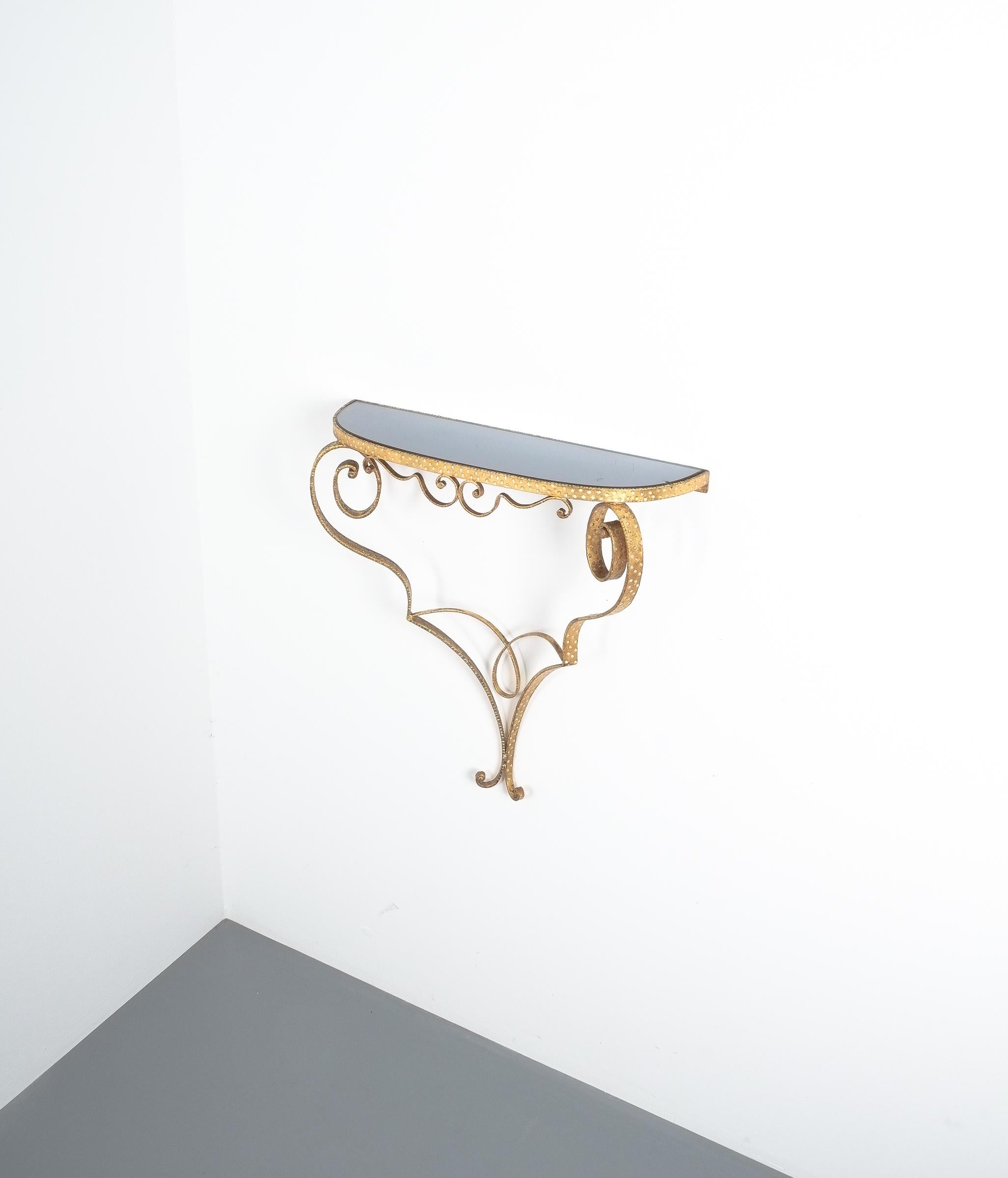 mirror console table