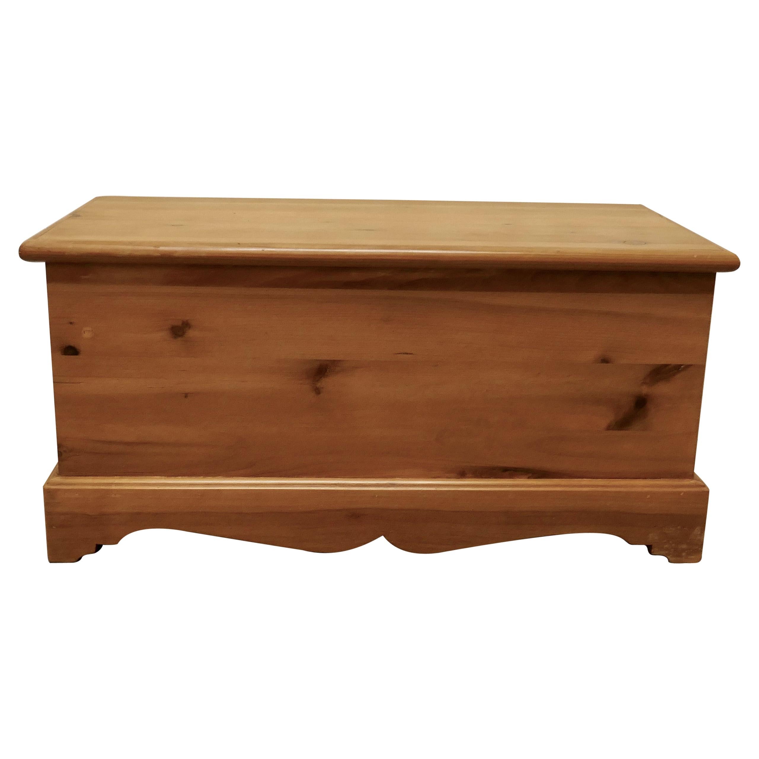 Golden Pine Coffer, Blanket Box or Coffee Table