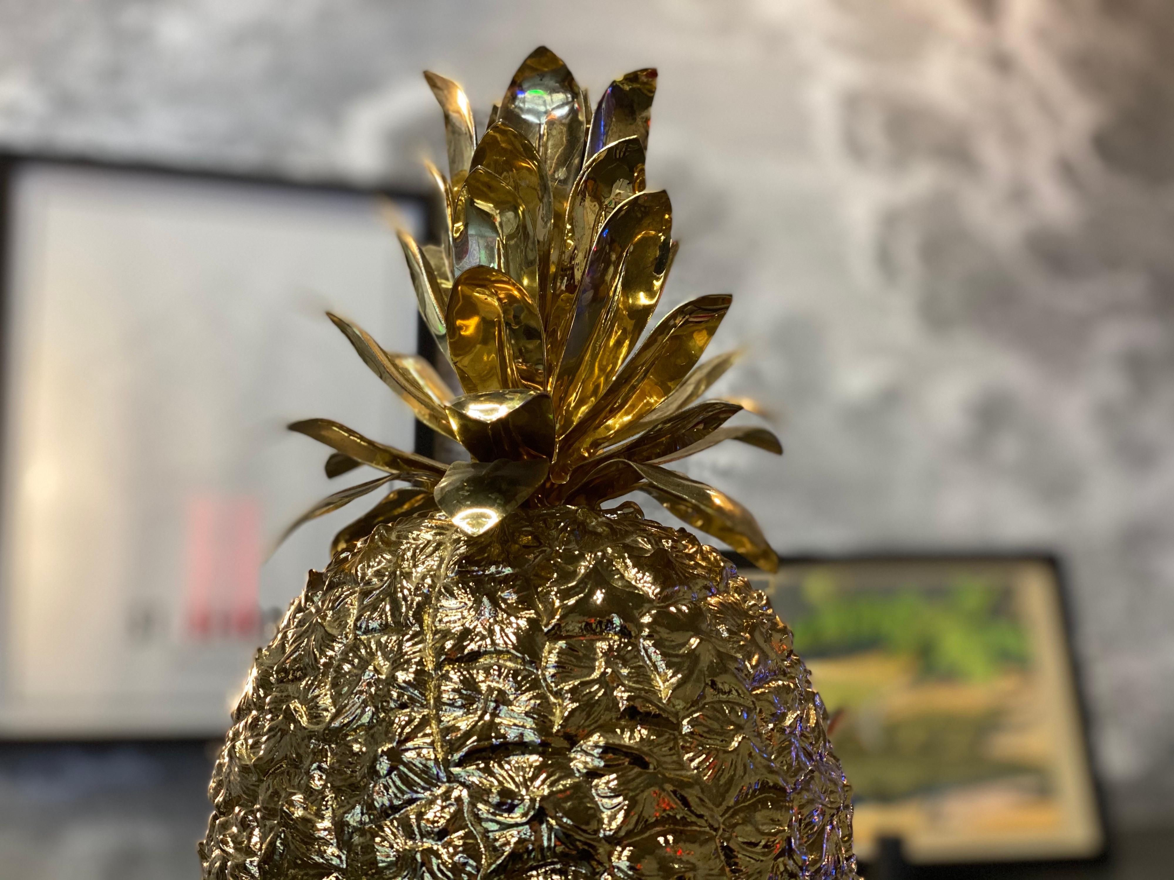 pineapple ice bucket gold