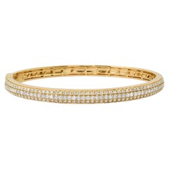 Golden Radiance 14K (or 18k upon request) Diamond Tennis Bracelet
