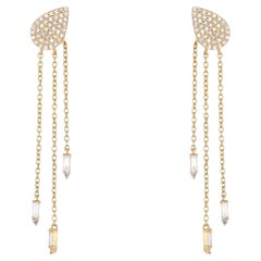 Golden Radiance 14K (or 18k upon request) Yellow Gold Drops Earrings