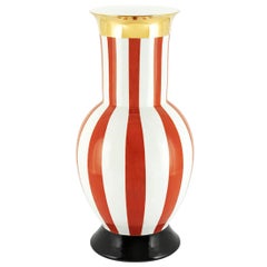 Golden Red Large Vase