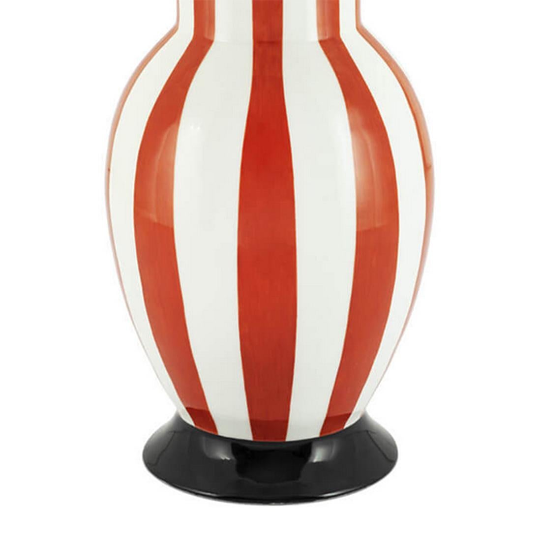 Italian Golden Red Medium Vase For Sale