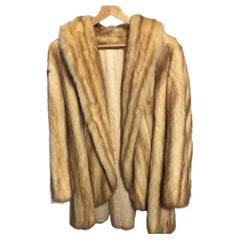 Used Golden sable Fur Coat (Size 16/ L)