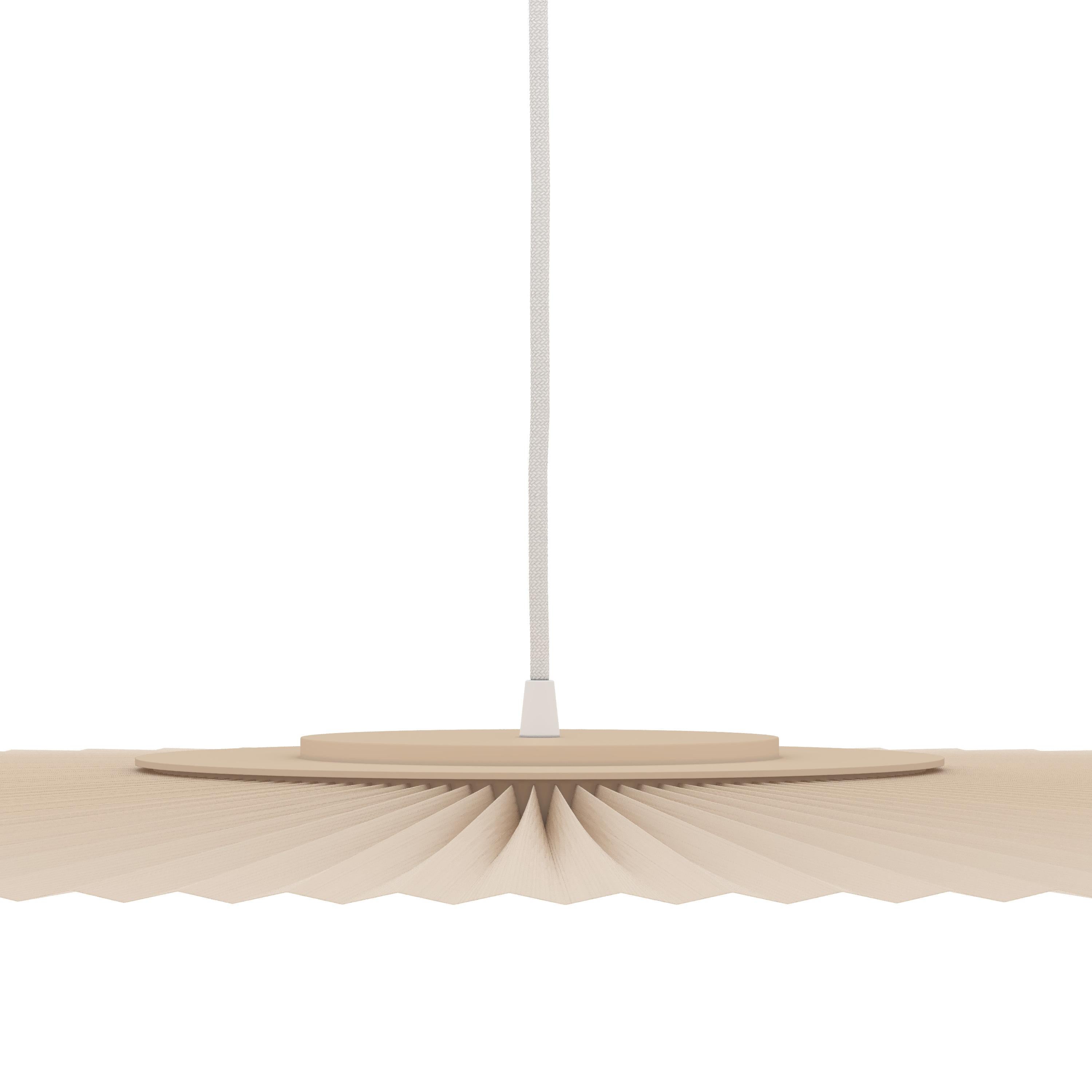 Portuguese Golden Sand Carmen Pendant Lamp L 120 by HARTO For Sale