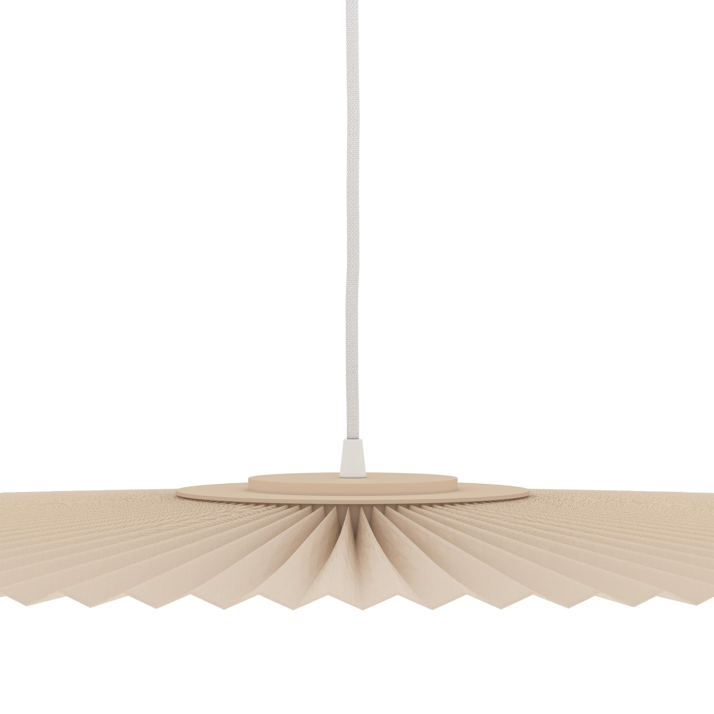 Portuguese Golden Sand Carmen Pendant Lamp M 90 by HARTO For Sale