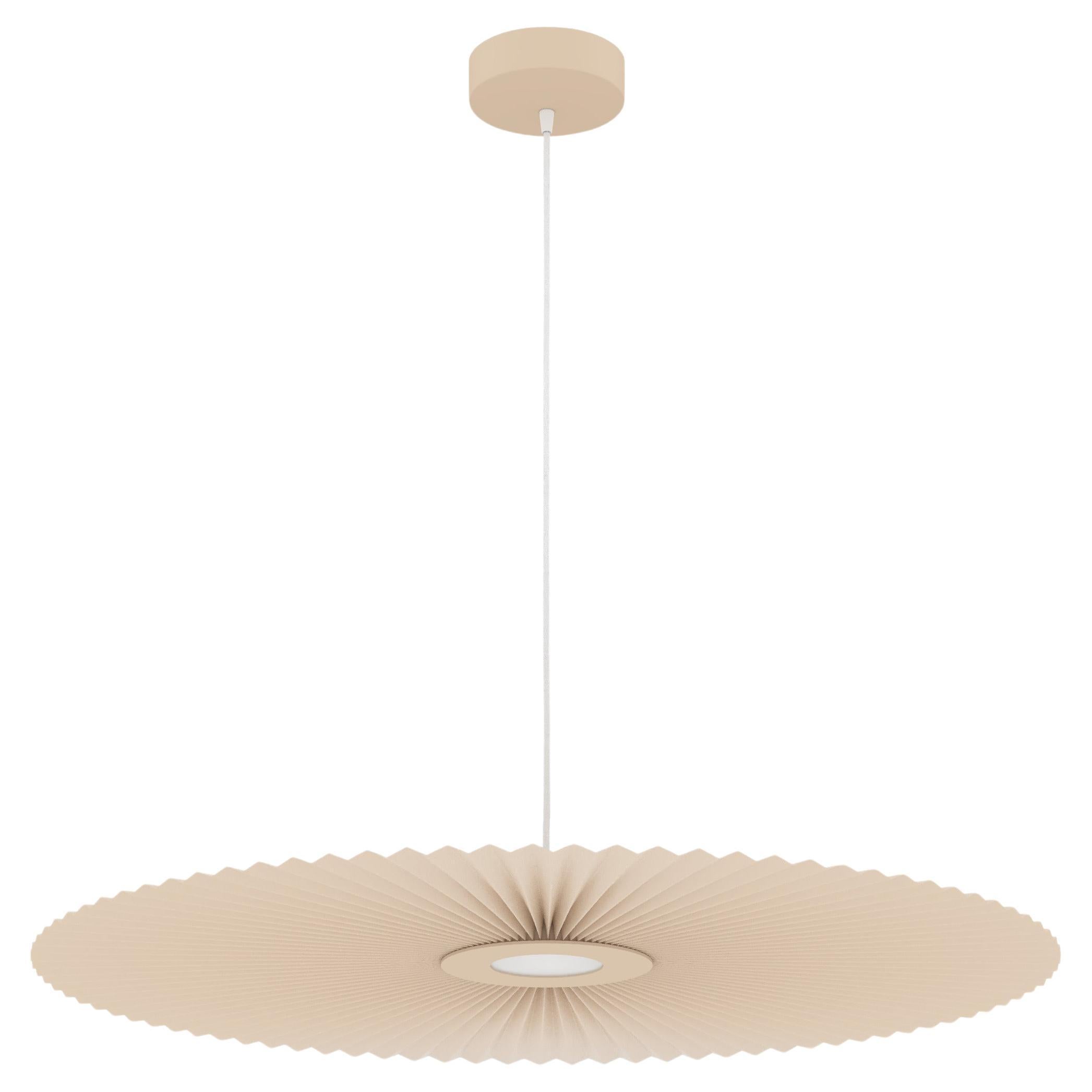 Carmen-Pendelleuchte M 90 aus goldenem Sand von HARTO, Carmen