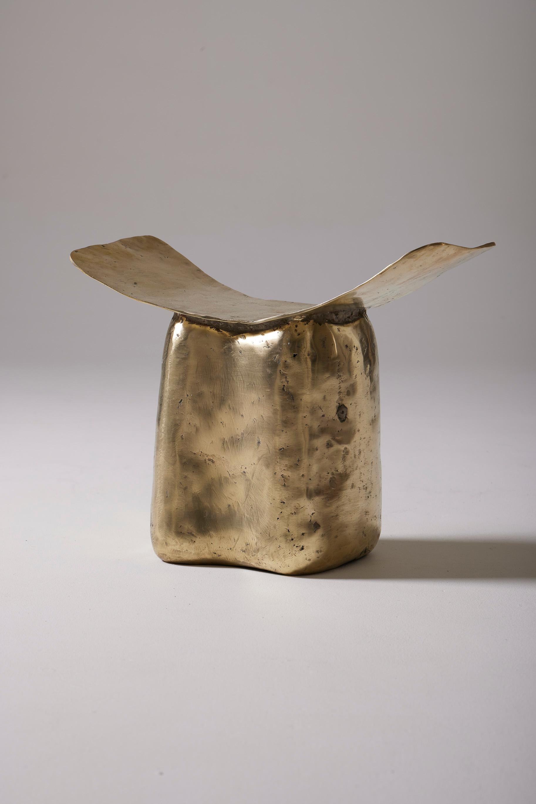 Golden Senufo metal stool. Unique piece. Very good condition.
LP3029