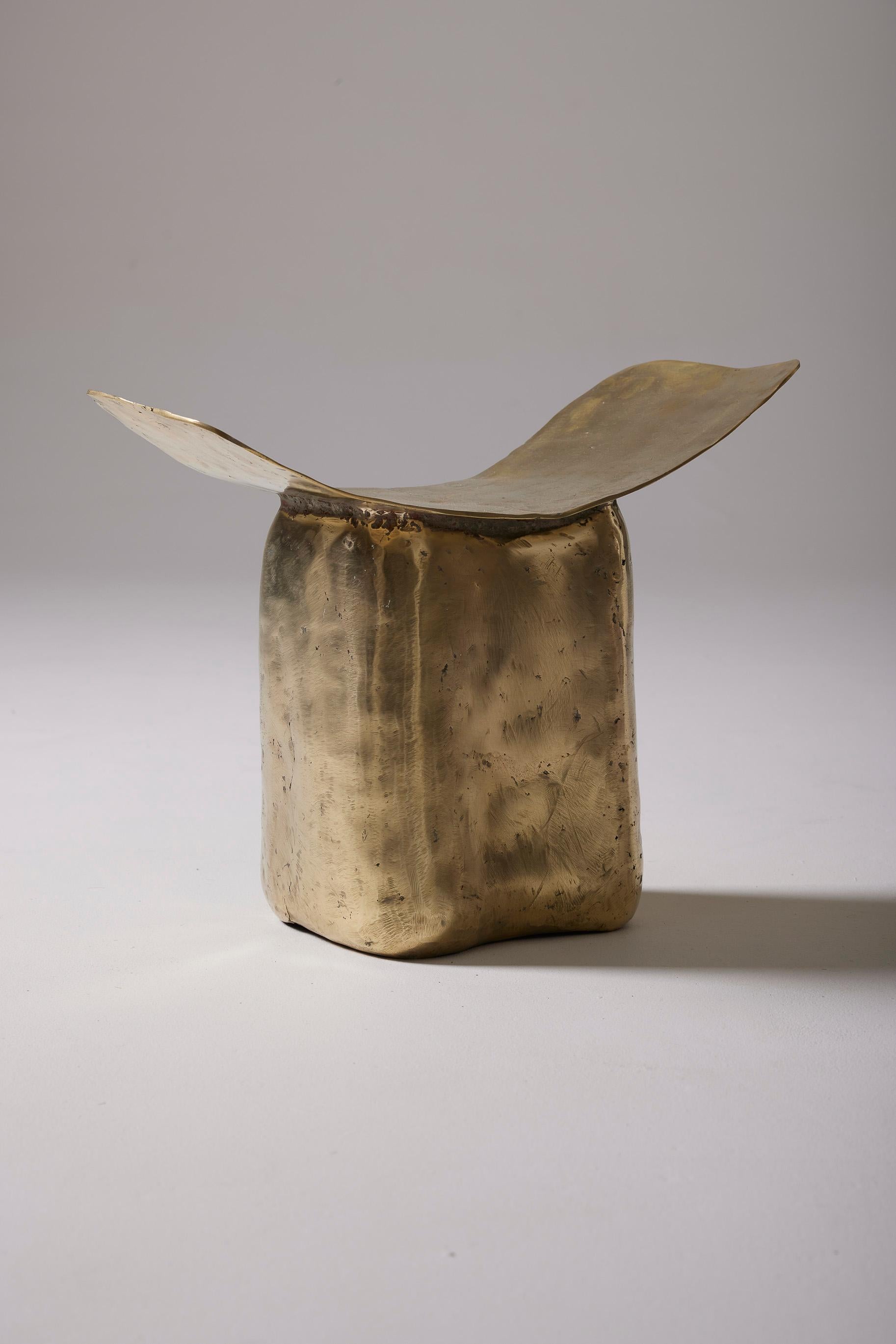 Contemporary Golden Ashanti stool
