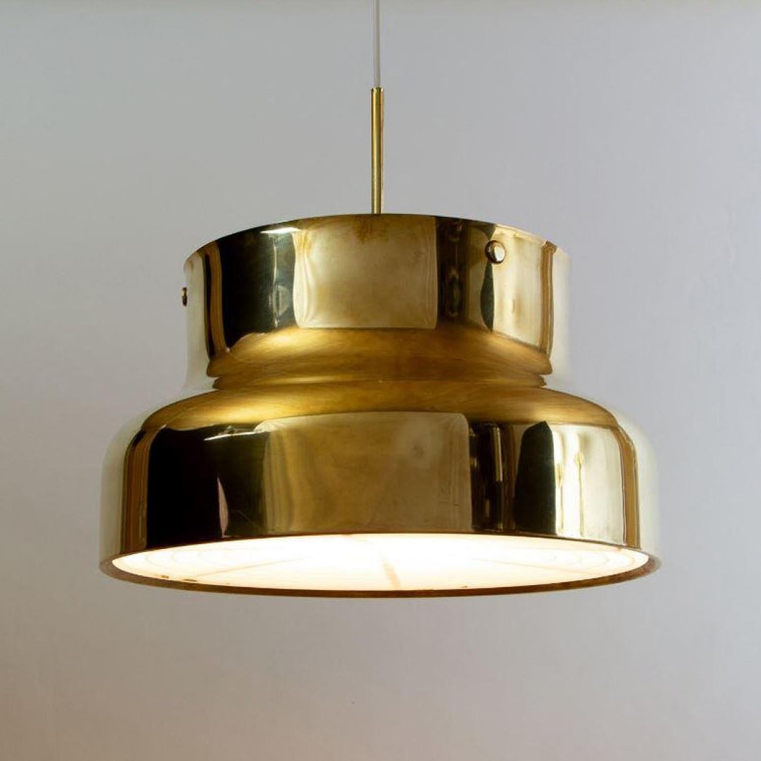 Danish Golden Solid Brass Bumling by Anders Pehrson for Atelje Lyktan, 1960s For Sale