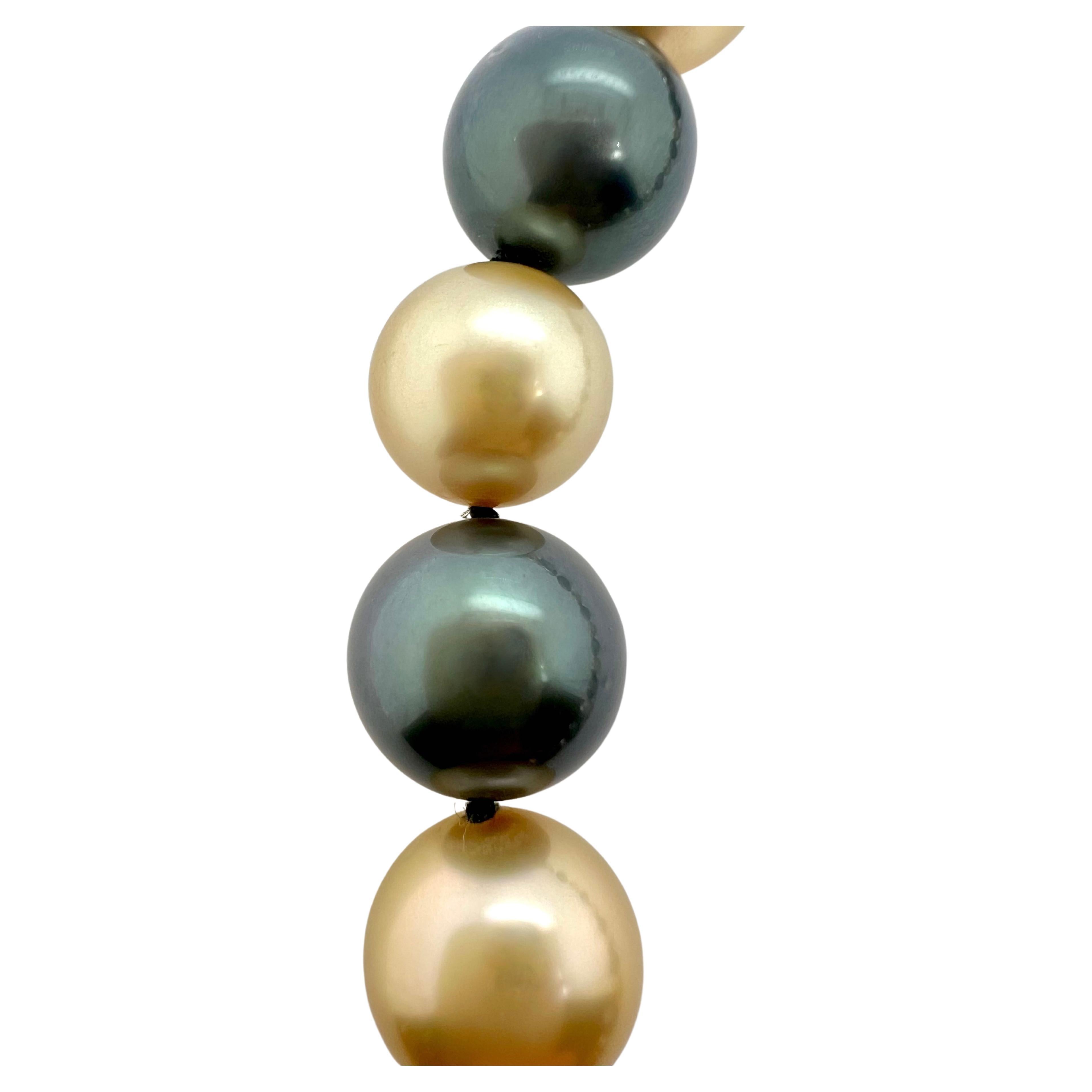 golden tahitian pearls