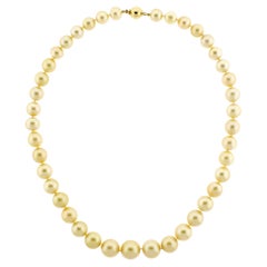 Graduated Golden South Sea Pearls