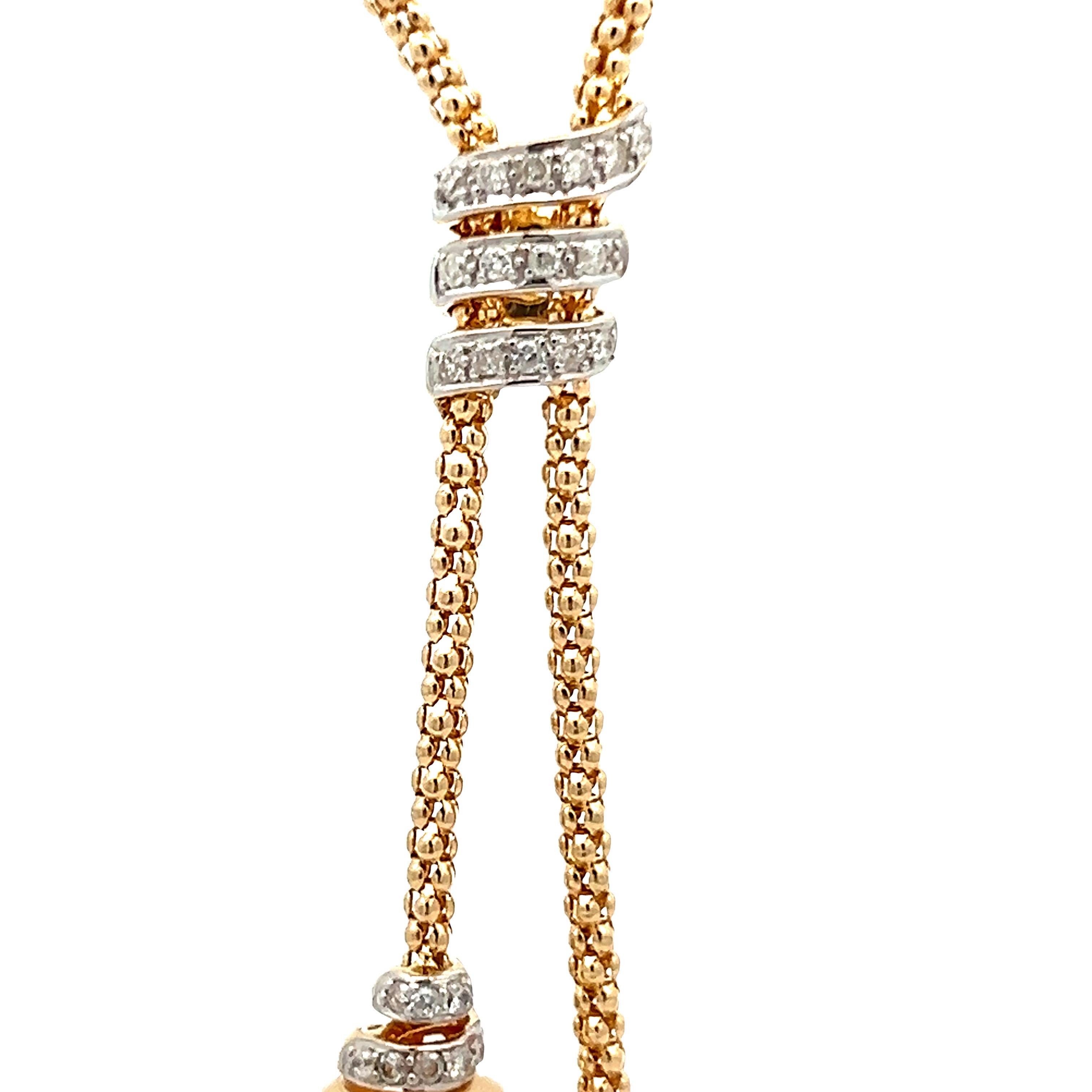 Round Cut Golden South Sea-Tahitian Pearl Necklace For Sale