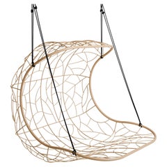 Golden Steel Big Wave Minimal Hanging