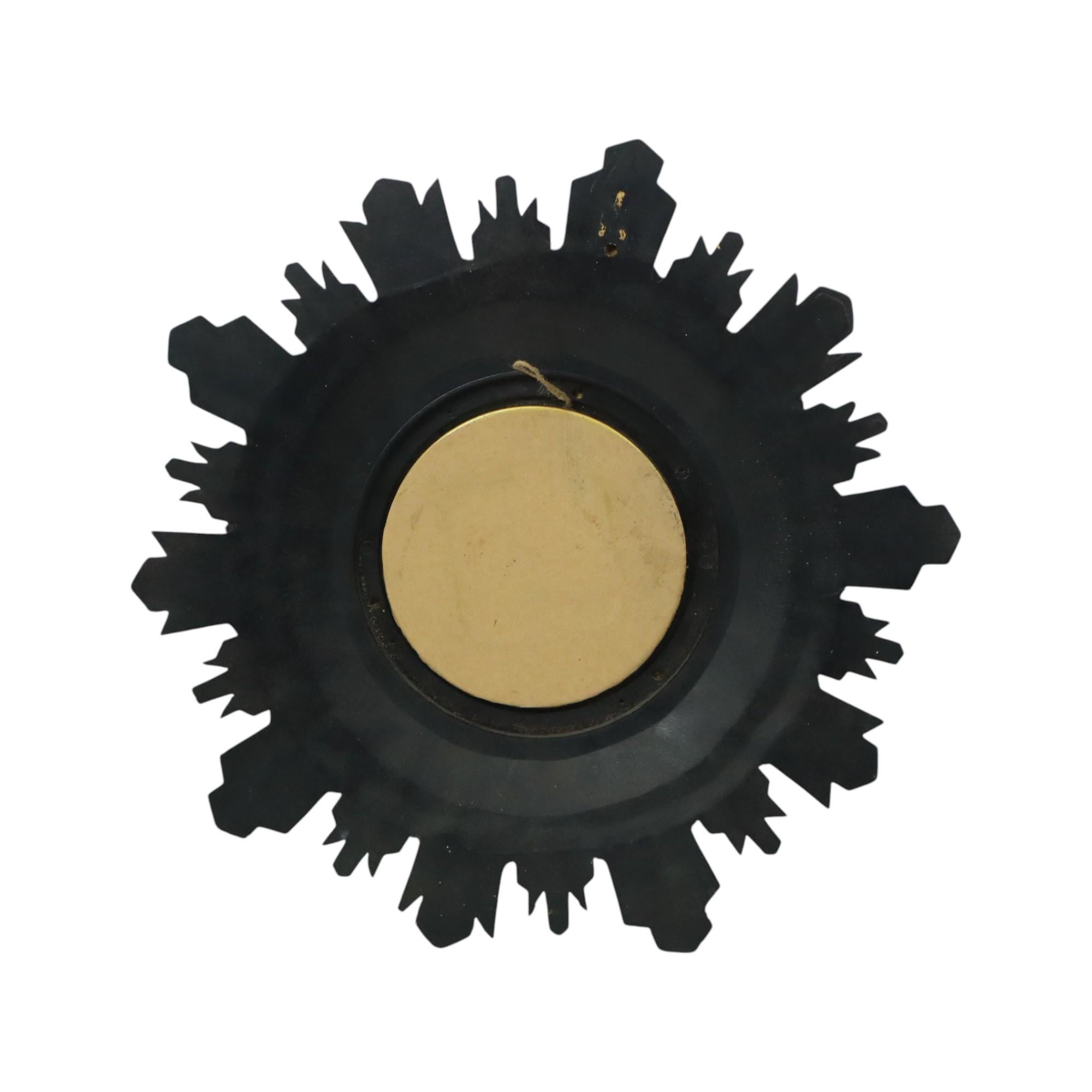 Goldener Sonnenspiegel Sunburst Butler Konvexspiegel 37cm im Angebot 5