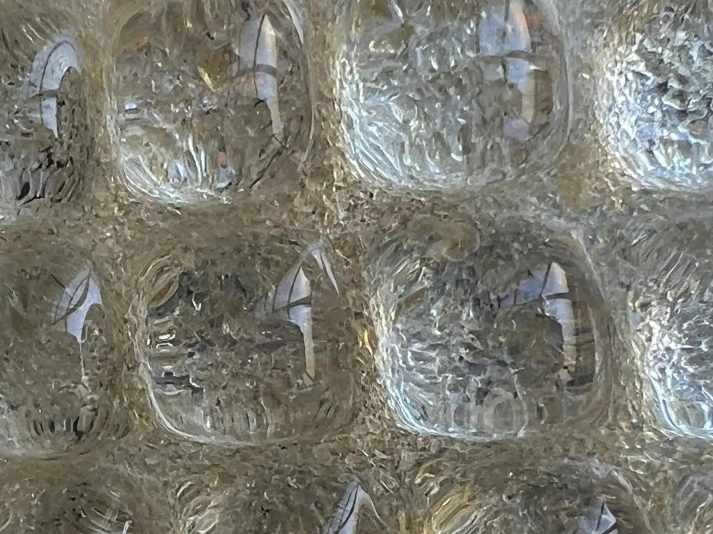 Golden Sunset, Set of Four Gorgeous Murano Ceiling Lights, 1980's In Good Condition For Sale In Budapest, HU